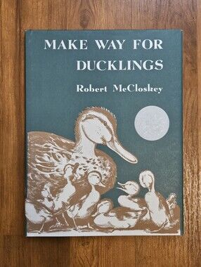 Make Way for Ducklings by Robert McCloskey - Green & Brown Cover